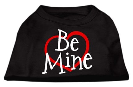 Be Mine Screen Print Shirt (Option: Black XS)