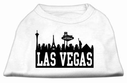 Las Vegas Skyline Screen Print Shirt (Option: White XS)