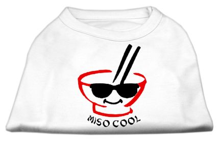 Miso Cool Screen Print Shirts (Option: White XS)