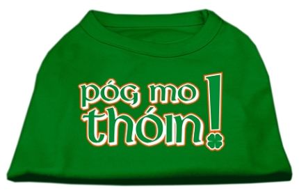 Pog Mo Thoin Screen Print Shirt (Option: Emerald Green XS)