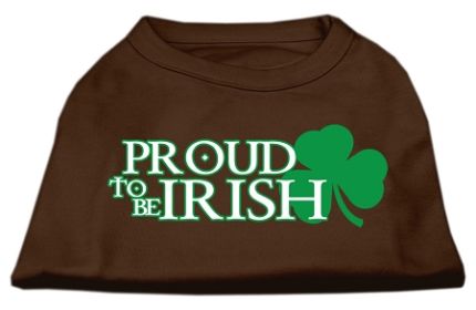 Proud to be Irish Screen Print Shirt (Option: Brown XS)
