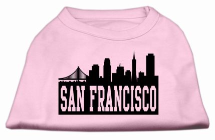 San Francisco Skyline Screen Print Shirt (Option: Light Pink XS)