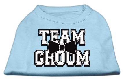 Team Groom Screen Print Shirt (Option: Baby Blue XS)