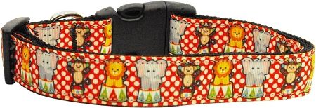 Circus Smirkus Nylon Dog Collar (Option: Medium Narrow)