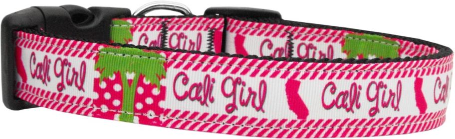 Cali Girl Nylon Dog Collar (Option: Medium Narrow)