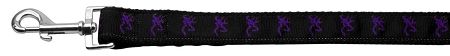 Purple Deer Nylon Dog Leash (Option: 3/8 inch wide 4ft Long)