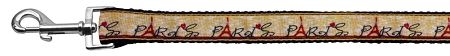 With Love from Paris Nylon Dog Leash (Option: 3/8 inch wide 4ft Long)
