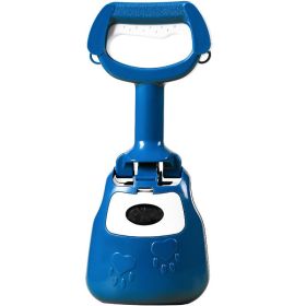 Pooper Scooper Portable with Clean-up bags (Color: Blue)