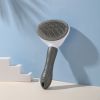 Pet Dog Brush - Stainless Steel, Rounded End Needles for Hair Removal, Cleaning, and Skin Care