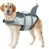 Dog Life Jacket Shark; Lifesaver Vest; Safety Swimsuit