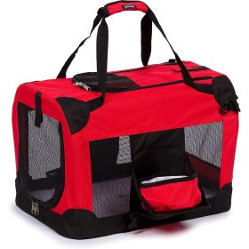 Folding Deluxe 360 Vista View Dogs Travel Crate Carrier (size: X-Small)