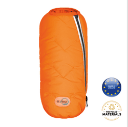 Sustainable Dog Jacket Vest (Color: orange, size: S)