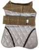 Touchdog 2-In-1 Windowpane Plaided Dog Jacket & Matching Reversible Dog Mat