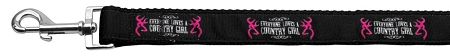 Country Girl Nylon Dog Leash (Option: 3/8 inch wide 4ft Long)