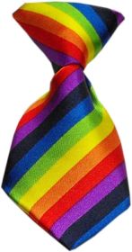 Dog Neck Tie (Option: Rainbow)