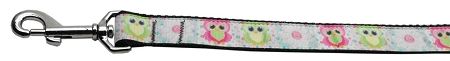 Sweet as Sugar Owls Nylon Dog Leash (Option: 3/8 inch wide 4ft Long)