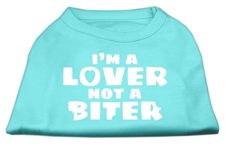 I'm a Lover not a Biter Screen Printed Dog Shirt