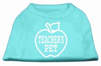 Teachers Pet Screen Print Shirt (Option: Aqua L)